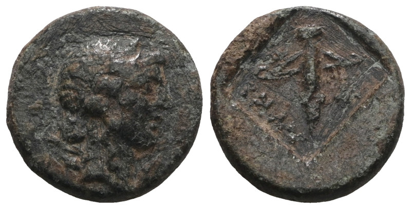 Greek bronze coin. Weight 3,00 gr - Diameter 13 mm