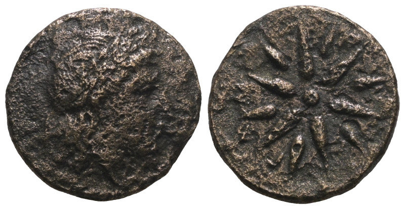 Greek bronze coin. Weight 3,17 gr - Diameter 16 mm