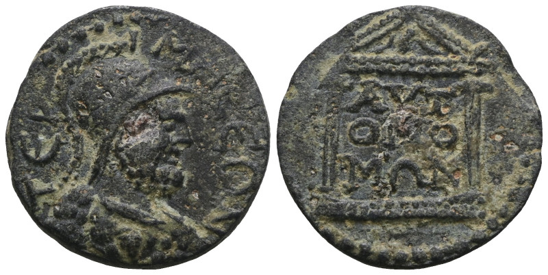 Pisidia, Termessus Major, Pseudo-autonomous, AE 200-300 AD
Obverse: draped, hel...