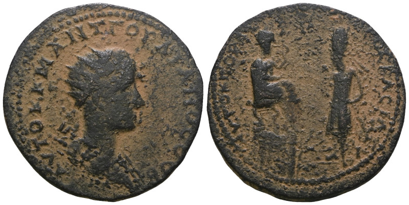 MESOPOTAMIA, Edessa. Gordian III, with Abgar X Phraates. AD 238-244. Æ
Artifici...