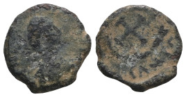 Roman Imperial bronze coin. Artificial sandpatina. Weight 0,97 gr - Diameter 10 mm