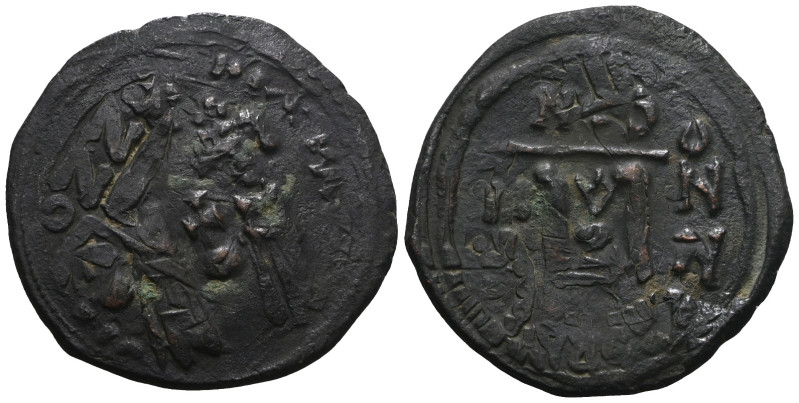 Byzantine bronze coin. Weight 11,57 gr - Diameter 31 mm