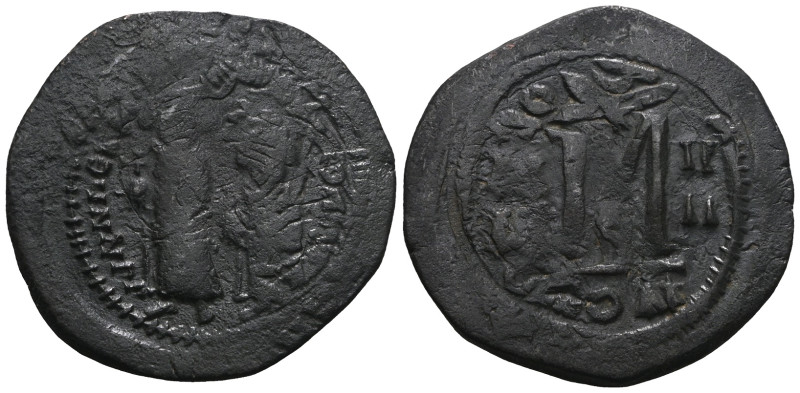 Byzantine bronze coin. Weight 11,40 gr - Diameter 31 mm