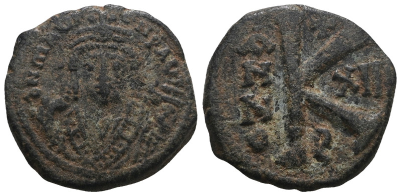 Byzantine bronze coin. Artificial sandpatina. Weight 5,67 gr - Diameter 20 mm