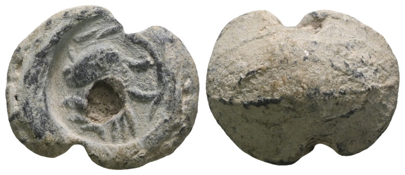 Byzantine seal. Weight 5,58 gr - Diameter 15 mm