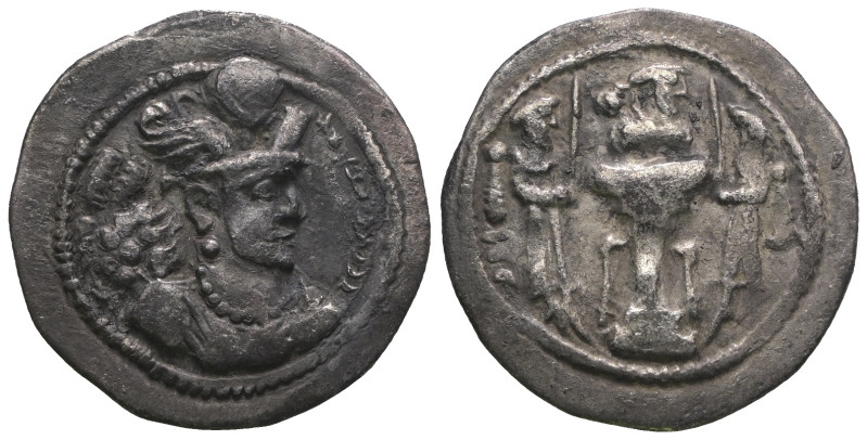 Sasanian silver coin. Weight 3,43 gr - Diameter 22 mm