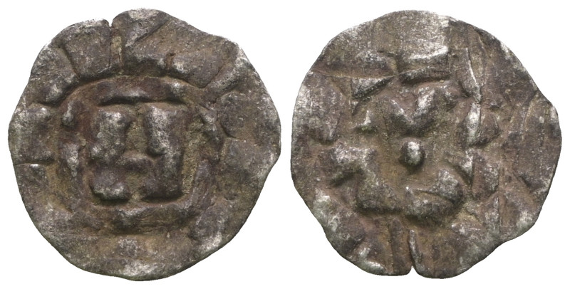 Medieval silver coin. Weight 0,78 gr - Diameter 14 mm