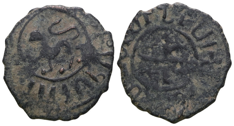 Medieval bronze coin. Weight 3,73 gr - Diameter 23 mm