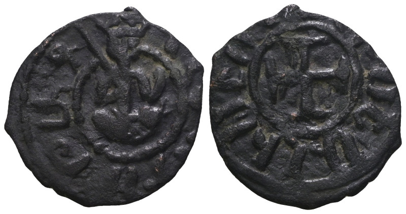 Medieval bronze coin. Weight 2,72 gr - Diameter 21 mm