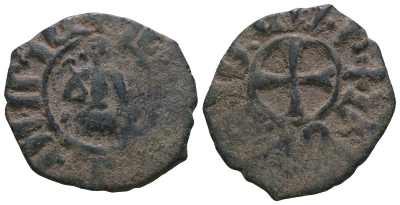 Medieval bronze coin. Weight 3,16 gr - Diameter 22 mm