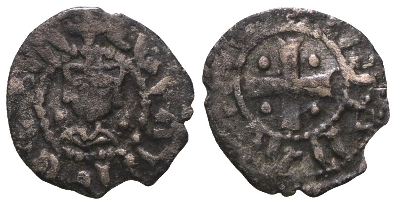 Medieval silver coin. Weight 0,60 gr - Diameter 12 mm