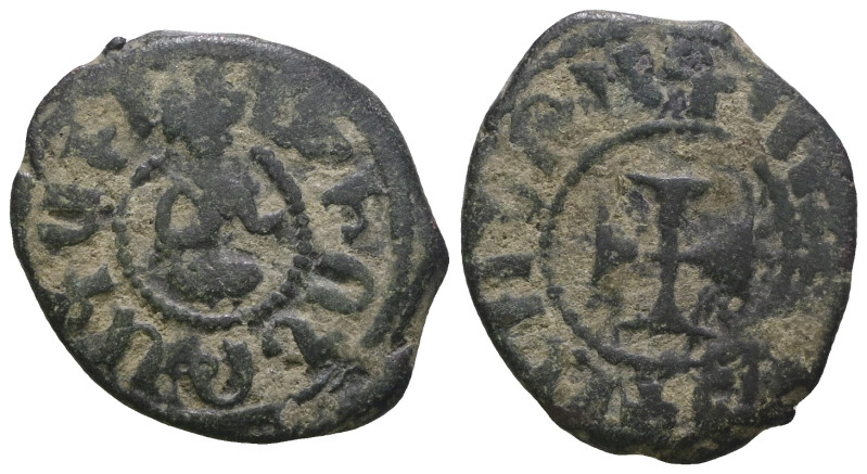 Medieval bronze coin. Weight 4,01 gr - Diameter 20 mm