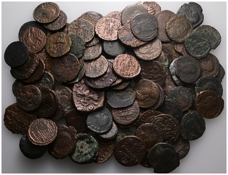 Bronze mix coins, 100 pieces. Sold as seen no return.