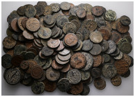 200 pieces of sandpatinated roman imperial coins. Sold as seen no return.