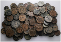 135 pieces of sandpatinated roman imperial coins. Sold as seen no return.