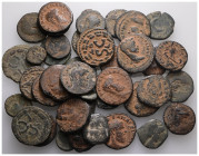 40 pieces of sandpatinated roman provincial coins. Sold as seen no return.