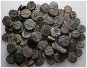 92 pieces of sandpatinated greek coins. Sold as seen no return.