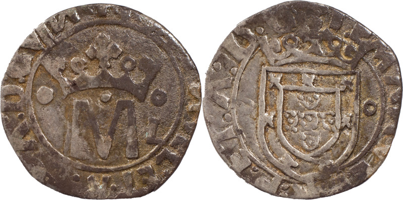 Portugal
D. Manuel I (1495-1521)
Vintém Lisbon
AG: 28.01 1.57 g
VF