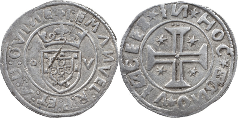 Portugal
D. Manuel I (1495-1521)
Tostão Lisbon o-V
AG: 45.08 9.57 g
XF