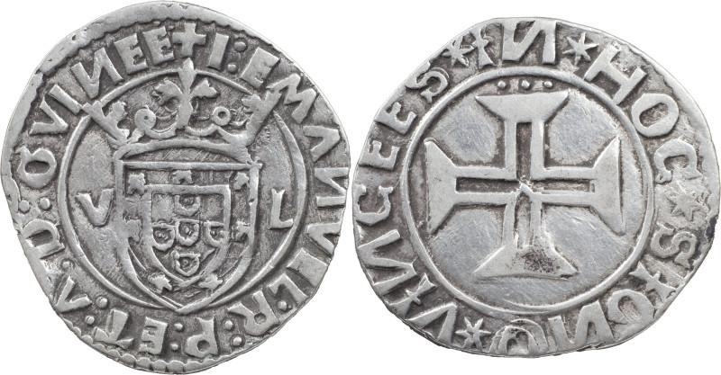 Portugal
D. Manuel I (1495-1521)
Tostão Lisbon V-L
AG: 49.04 7.78 g
XF