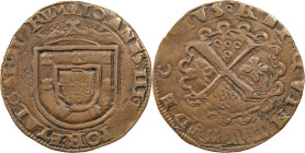 Portugal
D. João III (1521-1557)
10 Reais Lisbon
AG: 15.23 17.07 g
XF