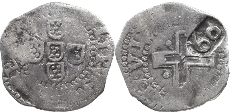Portugal
D. João IV (1640-1656)
Seal of 60 réis above Half tostão D. Filipe
AG: ...