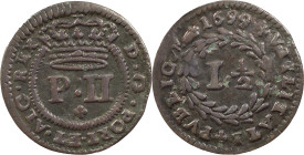 Portugal
D. Pedro II (1683-1706)
Real and Half Lisbon 1699
AG: 01.03 2.25 g
XF