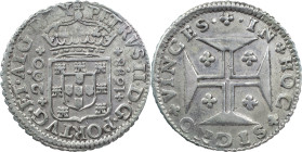 Portugal
D. Pedro II (1683-1706)
12 Vinténs Lisbon 1688
AG: 61.01 8.52 g
XF