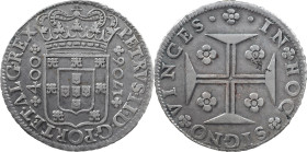 Portugal
D. Pedro II (1683-1706)
New Cruzado Lisbon 1706
AG: 79.07 16.68 g
XF
