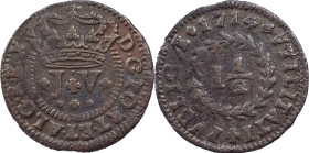 Portugal
D. João V (1706-1750)
Real e Half 1714
AG: 05.04 1.96 g
XF