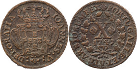 Portugal
D. João V (1706-1750)
10 réis 1749
AG: 34.23 13.36 g
VF