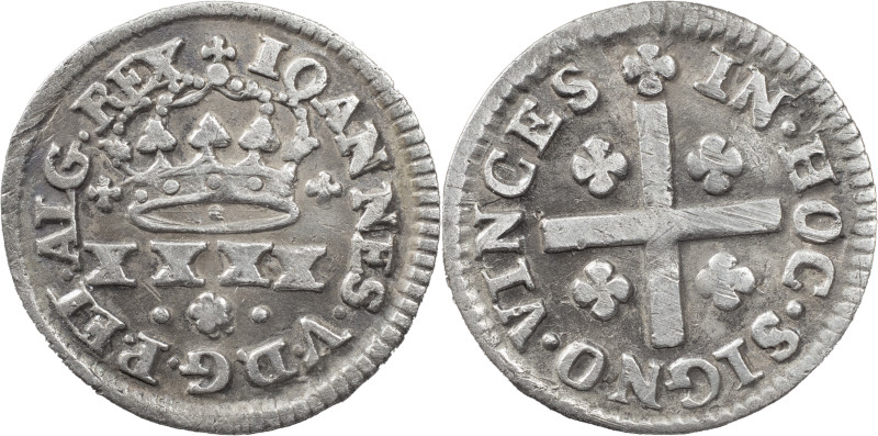Portugal
D. João V (1706-1750)
Half tostão Lisbon
AG: 46.01 1.41 g
XF