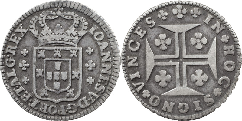 Portugal
D. João V (1706-1750)
6 Vinténs Lisbon
AG: 68.00 3.50 g
About XF