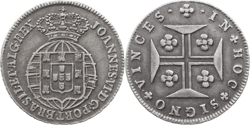 Portugal
D. João VI (1816-1826)
3 Vinténs Lisbon
AG: 08.05 1.69 g
Good XF