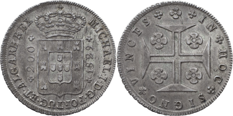 Portugal
D. Miguel I (1828-1834)
12 Vinténs Lisbon 1829
AG: 10.02 7.12 g
Good XF...