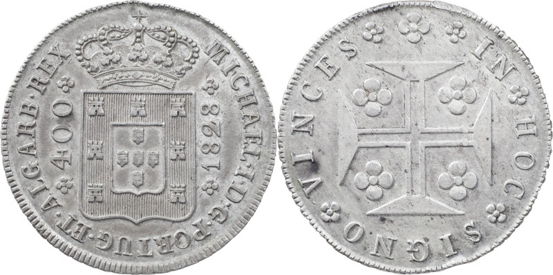 Portugal
D. Miguel I (1828-1834)
New Cruzado Lisbon 1828
AG: 12.01 13.87 g
Good ...