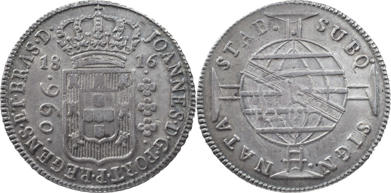 Brasil
D. João Regent (1799-1816)
960 réis 1816 Bahia
Restrike Above 8 spanish r...