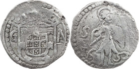Portuguese India
D. João IV (1640-1656)
2 Tangas G-A Goa 1650
AG: 17.05 4.09 g
XF
