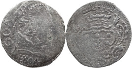 Portuguese India
D. Maria I (1786-1799)
Rúpia Goa 1804
AG: 36.11 10.97 g
Fine