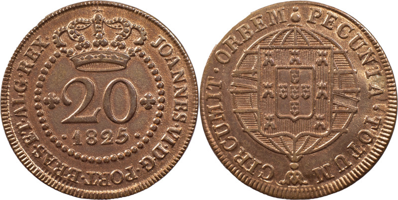 Sao Tome and Principe
D. João VI (1816-1826)
20 réis 1825
AG: 04.01 4.32 g
Good ...