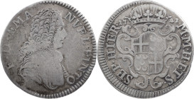 Order of Malta
D. Manuel Pinto da Fonseca (1741-1773)
4 Tari 1741
Crown of Magistério
AG: 12.01 3.90 g
About XF