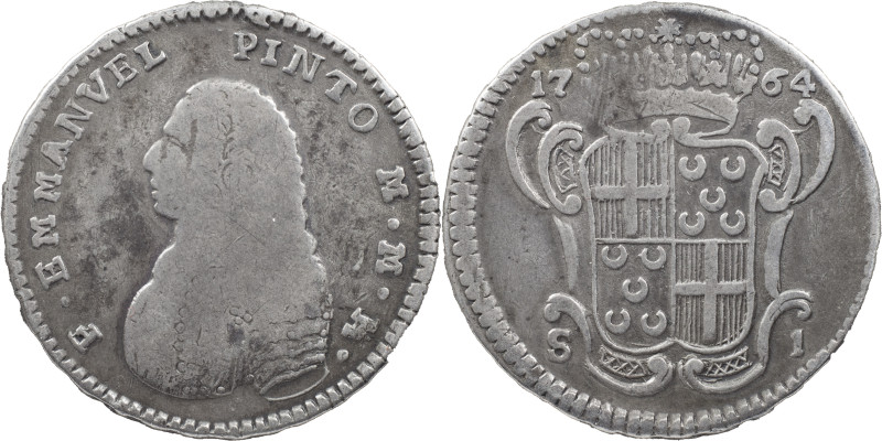 Order of Malta
D. Manuel Pinto da Fonseca (1741-1773)
1 escudo 1764
AG: 17.01 11...