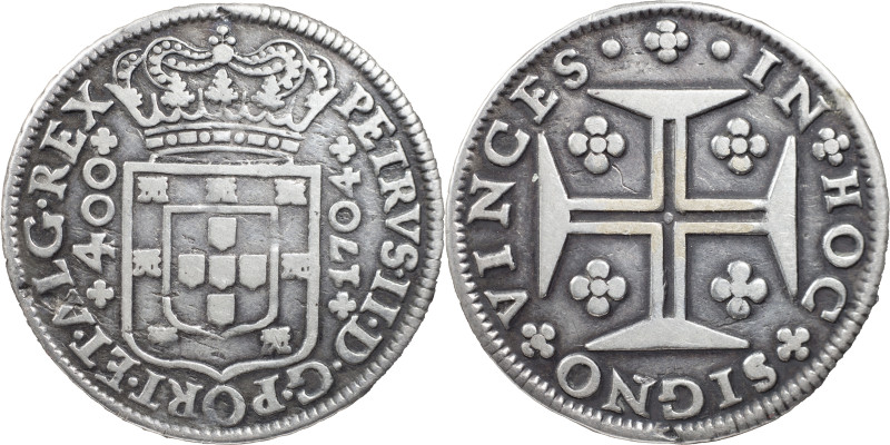 Portugal
D. Pedro II (1683-1706)
New Cruzado 1704 Lisbon
AG: 81.01 16.30 g
About...