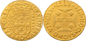Portugal
D. João V (1706-1750)
Quartinho Lisbon 1717
AG: 88.14 2.39 g
XF