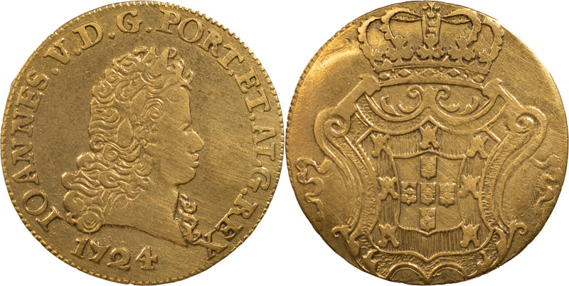 Portugal
D. João V (1706-1750)
Escudo Lisbon 1724
AG: 117.03 2.96 g Scarse
XF