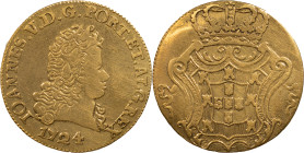 Portugal
D. João V (1706-1750)
Escudo Lisbon 1724
AG: 117.03 2.96 g Scarse
XF