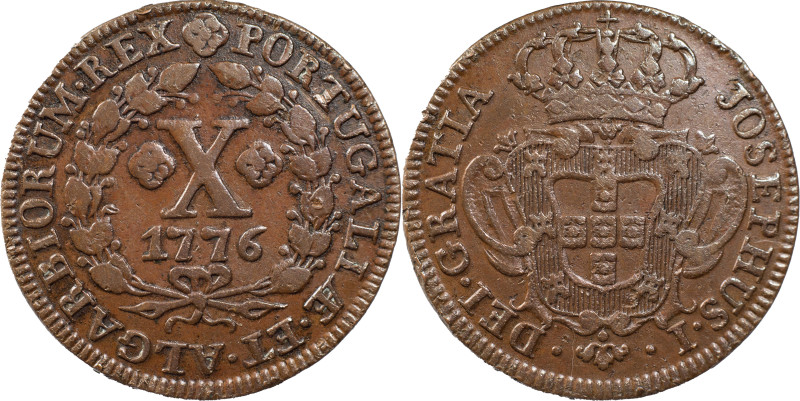 Portugal
D. José I (1750-1777)
10 réis Lisbon 1776
AG: 09.08 13.16 g
XF