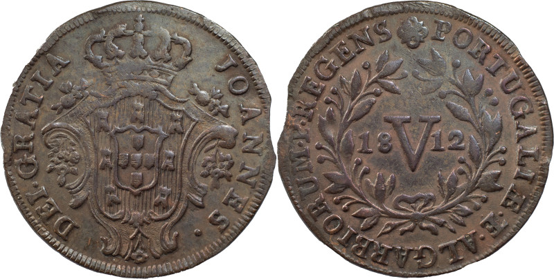 Portugal
D. João Regent (1799-1816)
5 réis Lisbon 1812
AG: 04.01 6.18 g
XF