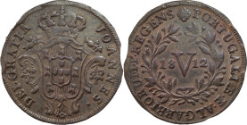 Portugal
D. João Regent (1799-1816)
5 réis Lisbon 1812
AG: 04.01 6.18 g
XF