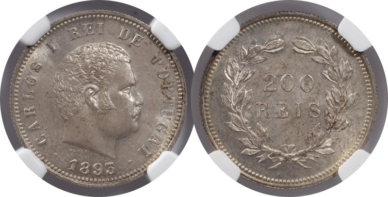 Certified Coins
Portugal
D. Carlos I 200 réis 1893/2
NGC MS 63